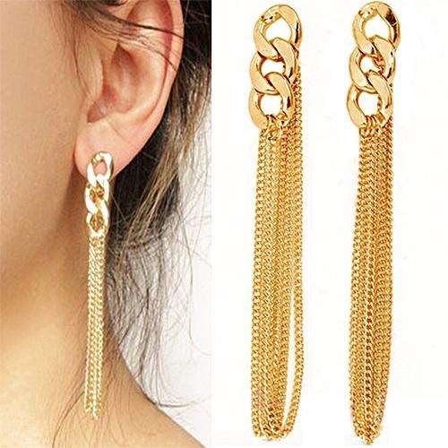 Ladies Beautiful Tassel Drop Earrings